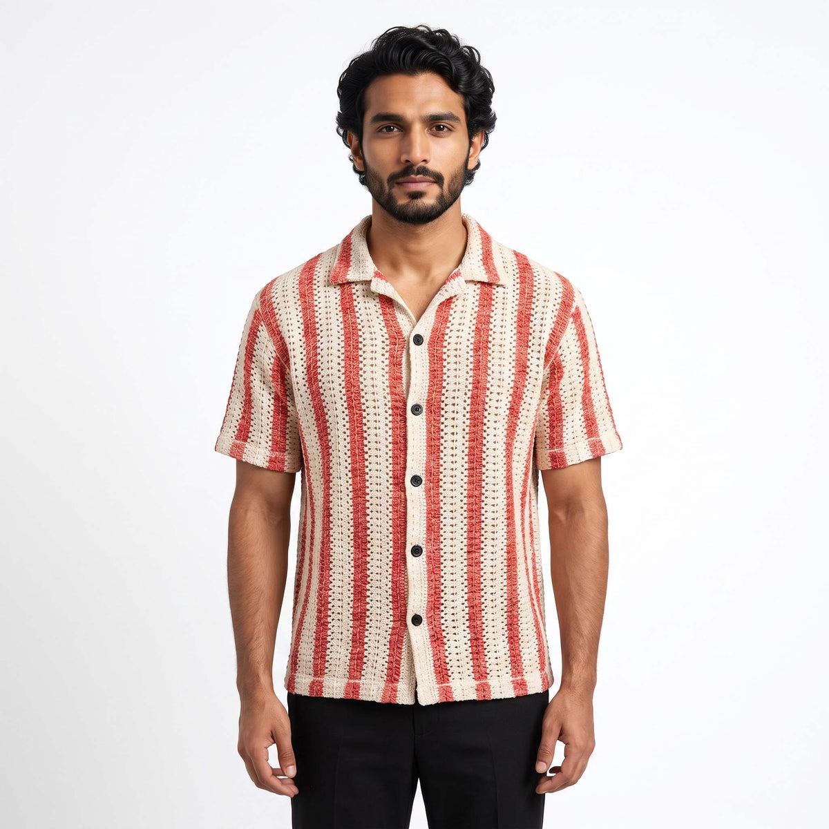 Men’s Rust Riviera Short Sleeve Knit Shirt