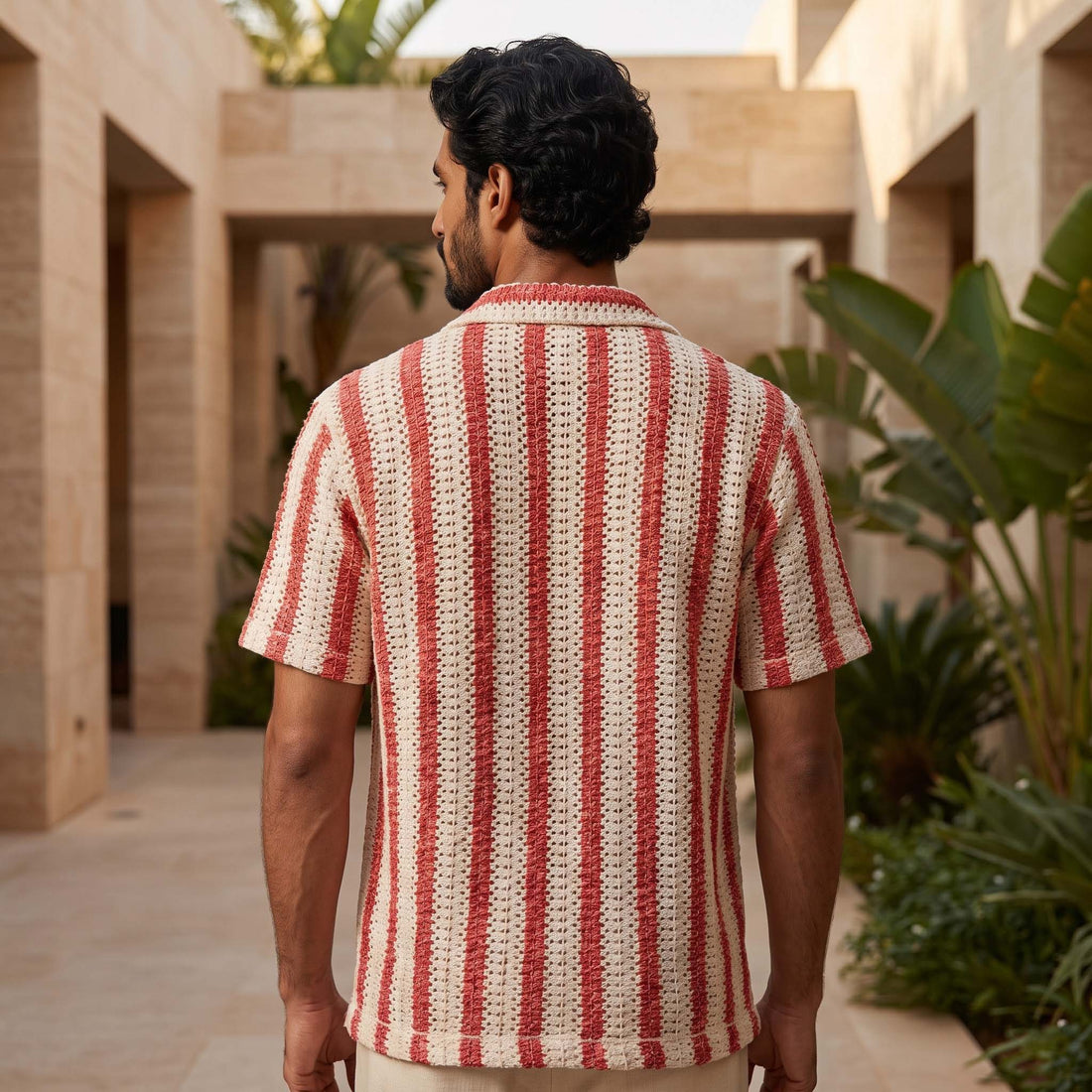 Men’s Rust Riviera Short Sleeve Knit Shirt