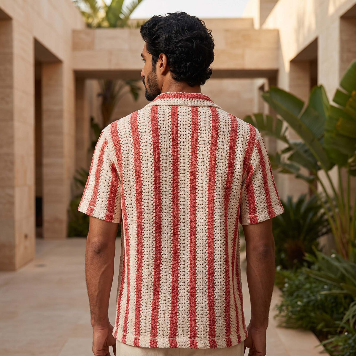 Men’s Rust Riviera Short Sleeve Knit Shirt