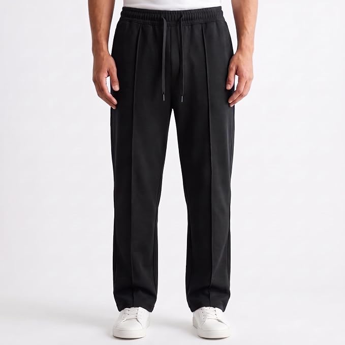 Men's Track Pants - Loose Fit Joggers for Men | Korean Style Travel & Home Wear with Pockets