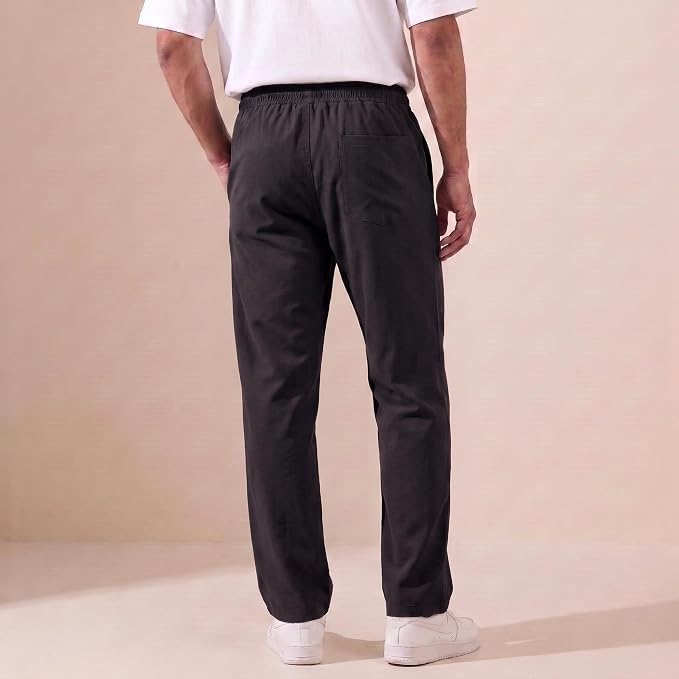 Men's Track Pants | Korean Style Loose Fit Baggy Trousers | Relaxed Fit Joggers Casual Streetwear Bootcut Loungewear