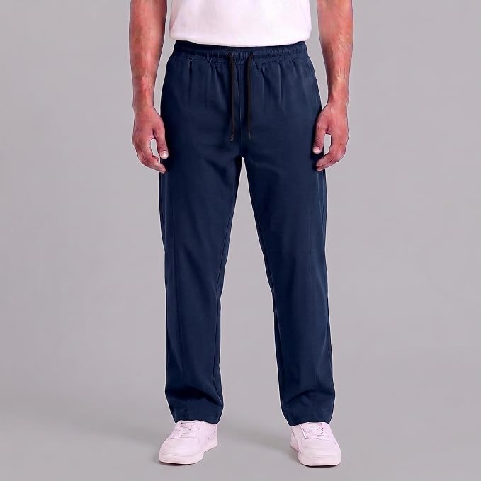 Men's Track Pants | Korean Style Loose Fit Baggy Trousers | Relaxed Fit Joggers Casual Streetwear Bootcut Loungewear