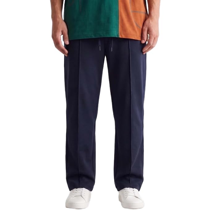 Men's Lycra Cargo Track Pants - Loose Fit Joggers for Men | Korean Style Travel & Lounge Wear with Pockets