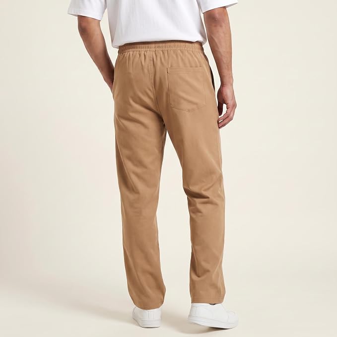 Men's Track Pants | Korean Style Loose Fit Baggy Trousers | Relaxed Fit Joggers Casual Streetwear Bootcut Loungewear