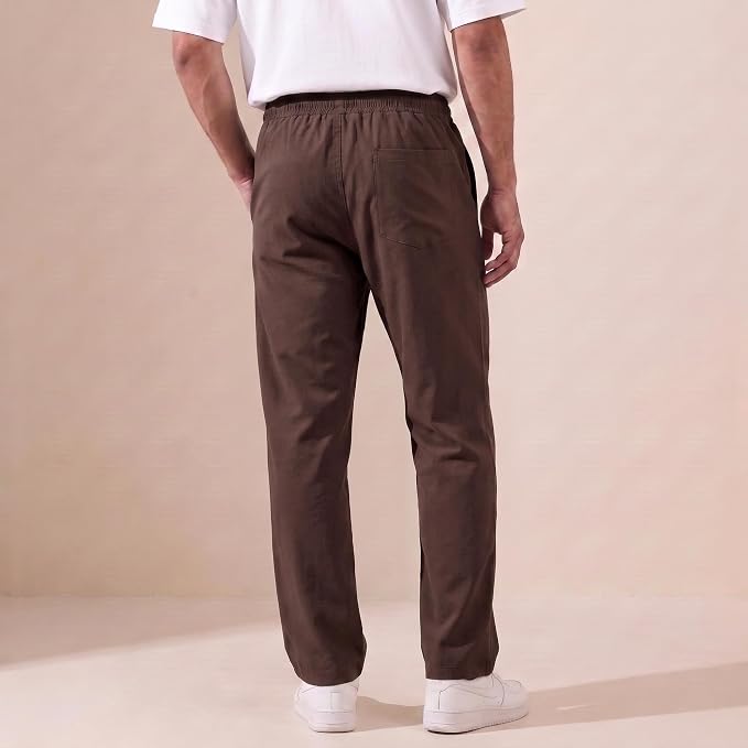 Men's Track Pants | Korean Style Loose Fit Baggy Trousers | Relaxed Fit Joggers Casual Streetwear Bootcut Loungewear