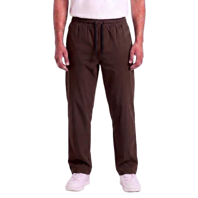 Men's Track Pants | Korean Style Loose Fit Baggy Trousers | Relaxed Fit Joggers Casual Streetwear Bootcut Loungewear