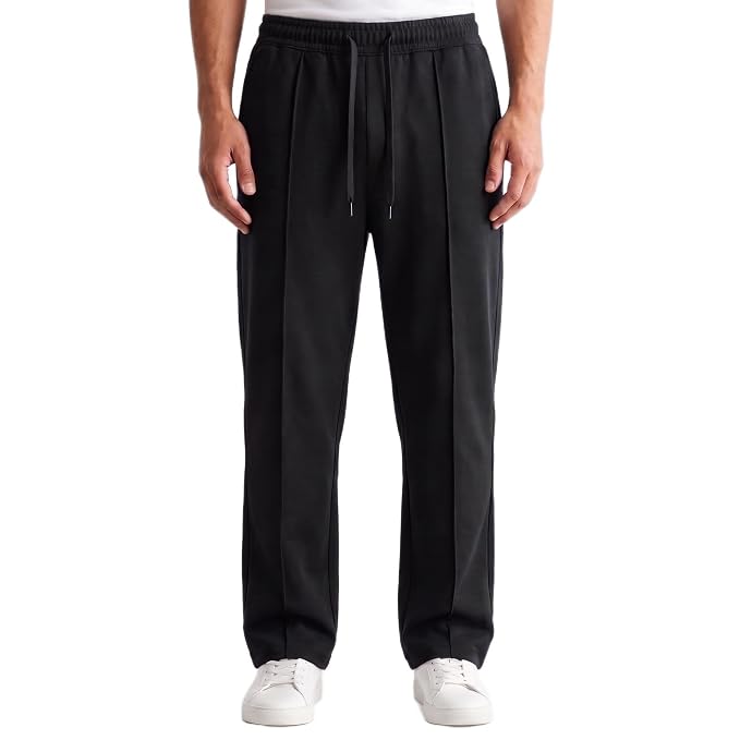 Men's Track Pants - Loose Fit Joggers for Men | Korean Style Travel & Home Wear with Pockets