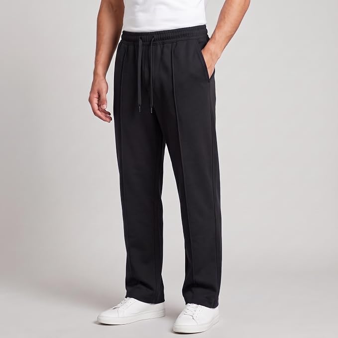 Men's Track Pants - Loose Fit Joggers for Men | Korean Style Travel & Home Wear with Pockets