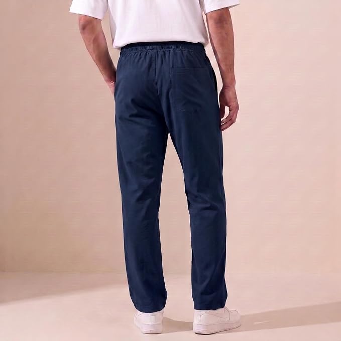 Men's Track Pants | Korean Style Loose Fit Baggy Trousers | Relaxed Fit Joggers Casual Streetwear Bootcut Loungewear
