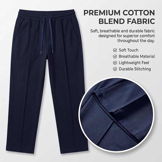 Men's Track Pants - Loose Fit Joggers for Men | Korean Style Travel & Home Wear with Pockets