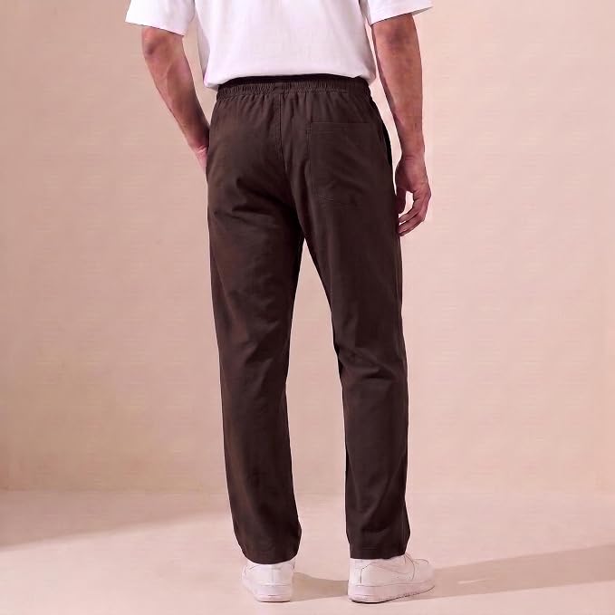 Men's Track Pants | Korean Style Loose Fit Baggy Trousers | Relaxed Fit Joggers Casual Streetwear Bootcut Loungewear